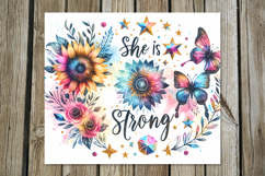 Motivating inscriptions | Skinny tumbler sublimation designs Product Image 3
