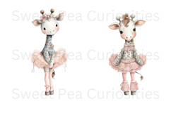 Giraffe, Shabby Chic, Ephemera, PNG, Clipart Product Image 3