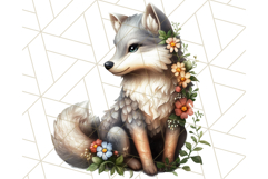 Whimsical Woodland Animals and Nature PNG, Forest Animals Product Image 3