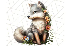 Whimsical Woodland Animals and Nature PNG, Forest Animals Product Image 3