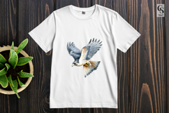 Flying Peregrine Falcon Bird Clipart Sublimation PNG Product Image 3