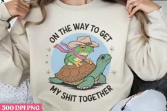 On The Way To Get My Shit PNG, Funny Sarcastic Sublimation Q Product Image 1