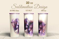 Sublimation Tumbler Design Watercolor Summer Butterfly 8 PNG Product Image 5
