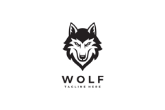 Wolf Head Logo Design Vector Illustration Product Image 3