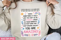 Daily Reminder PNG, Daily Reminder Sublimation PNG Product Image 1