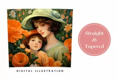 Mother's Day Tumbler Wrap Design, Mom Tumbler Template Product Image 3