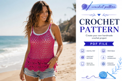 Floral Crochet Cami Pattern PDF Product Image 3