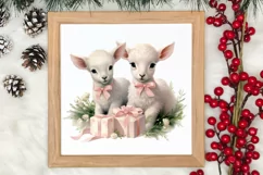 Christmas Baby Animals Clipart, Christmas Animal Safari Product Image 3