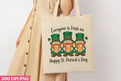 .Everyone is Irish on Happy PNG, St Patricks Day Gnome Subli Product Image 1