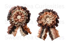 Bows, Ribbon, Lace , Clipart, Ephemera, PNG, Junk Journal Product Image 3