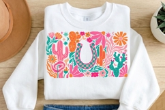 Lucky Horseshoe PNG, Boho Desert Horseshoe PNG, Southwestern Product Image 1