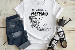 I'm actually a mermaid SVG Design, Mermaid SVG Design Product Image 5