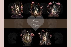 Floral Fairy House Clipart Png Bundle Product Image 3