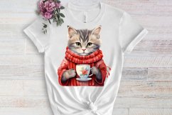 Christmas Animals Coffee Sublimation Clipart, Christmas PNG Product Image 3