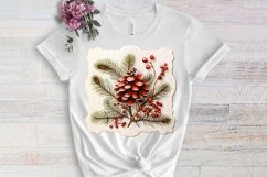 Christmas Postage Stamps Sublimation Clipart, Product Image 3
