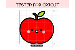 Kawaii Baby Apple SVG Bundle | Cute Fruit Clipart | Adorable Product Image 3