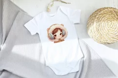 Cute Christmas girls Sublimation PNG. Product Image 4