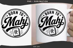 Mahjong quote png design for T-shirts Product Image 2