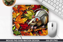 Halloween Rats Mouse Pad Sublimation,Halloween Mouse Pad PNG Product Image 1