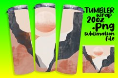 Modern Boho Landscape Tumbler Wrap 20oz Product Image 1