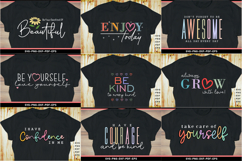 Girl &amp; women Inspirational motivational quotes Shirt bundle Product Image 5