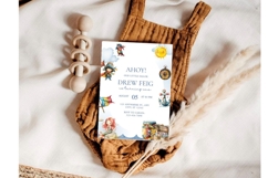 Baby Shower Invitation Template 327 Product Image 3