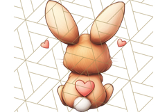 Cute Back View Sitting Animal Clipart PNG From Behind Product Image 3