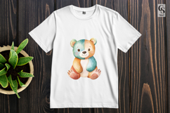 Cute Teddy Bear Clipart Sublimation PNG Product Image 3