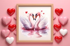 Valentines Day Animal Couple Clipart, Valentine Couple Product Image 3