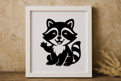 Cute Funny Raccoon SVG Product Image 1