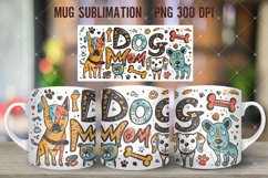 Dog Mum Mug Wrap Dog Lovers Mug Wrap Sublimation Product Image 7