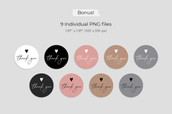 With Love Stickers - Printable Planner Stickers PNG PDF JPG Product Image 10