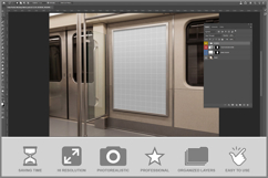 Train Poster Metro Product Image 2