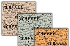 coffee digital papers, Coffee pattern, Coffee background Product Image 2