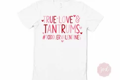 True Love & Tantrums SVG, Toddler Valentine SVG Product Image 3