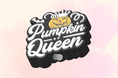 Pumpkin Queen, Helloween Straw Topper Stl File for 3D Print Product Image 3