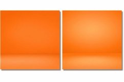 Empty Orange Studio Room Gradient Backgrounds Product Image 2