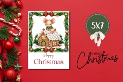Christmas Gingerbread House Greeting Card Design Product Image 3