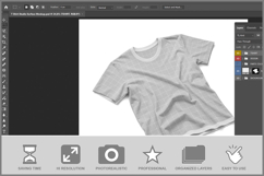 T Shirt Studio Surface Mockup Product Image 2