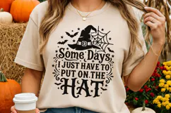 Some Days I Just Have To Put The Hat On Svg, Witch Hat Svg. Product Image 4