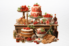 Christmas Holiday Baking Clipart PNG Product Image 3
