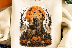 Trending Halloween PNG, Spooky Season PNG, Cute Pumpkin PNG Product Image 1