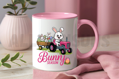 Easter Tractor PNG, Bunny Season PNG Sublimation Product Image 3