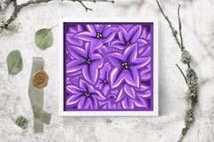 Layered Paper cut beautiful flowers / flowers paper Product Image 3