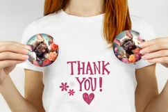 French Bulldog Car Coaster, Cute Bulldog Sublimation PNG Product Image 3
