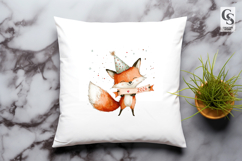 Cute Fox Party 2026 Clipart Sublimation PNG Product Image 3