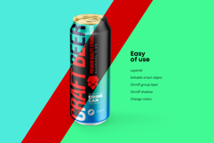 Classic 500ml Aluminium Can Mockup Product Image 3