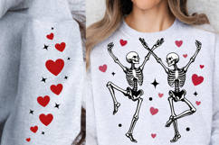 Valentines Day Skeleton PNG, Funny Valentine Day PNG, love Product Image 1