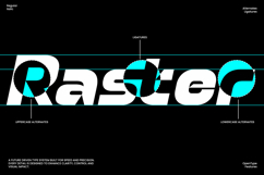 Graind - Futuristic Extended Sans Serif Font Product Image 3
