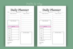 Minimal Daily Planner Template Clean &amp; Modern Canva Planner Product Image 3